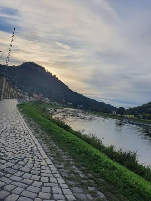 Kirchblick Lägenhet Königstein an der Elbe Exteriör bild